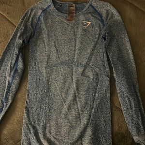 Blue Gymshark shirt